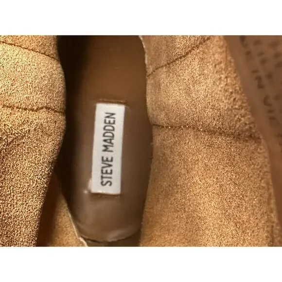 Steve Madden Romney Brown Suede Pull On Booties Womens Size 8.5M New $160 - Picture 10 of 12